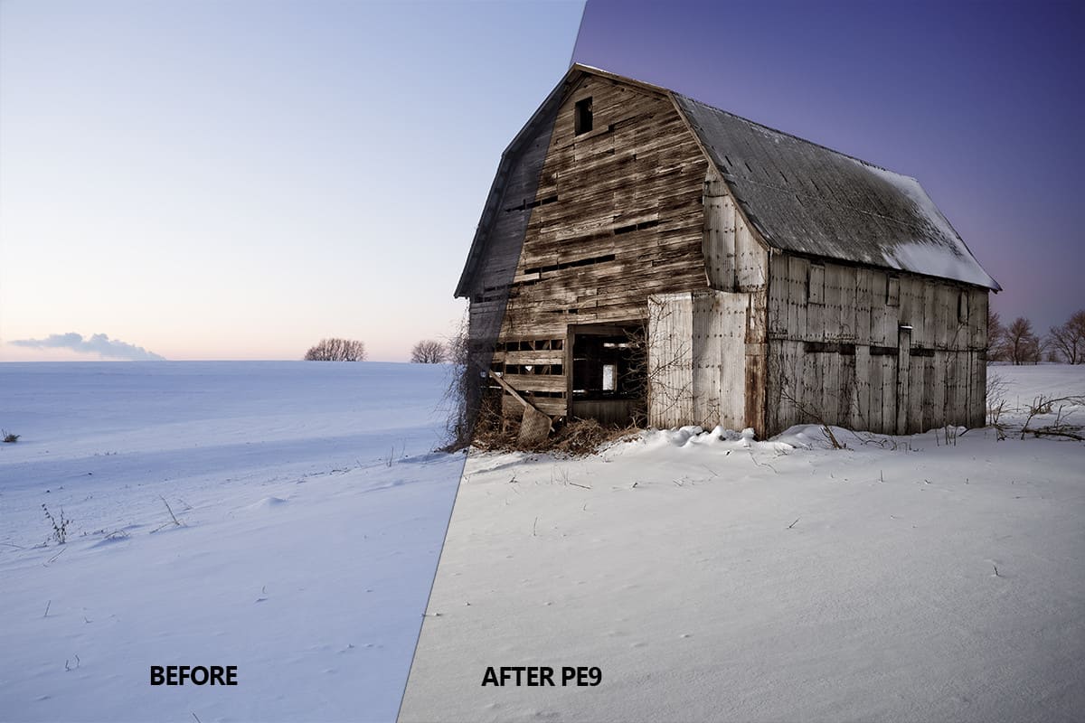 Before & After PE9