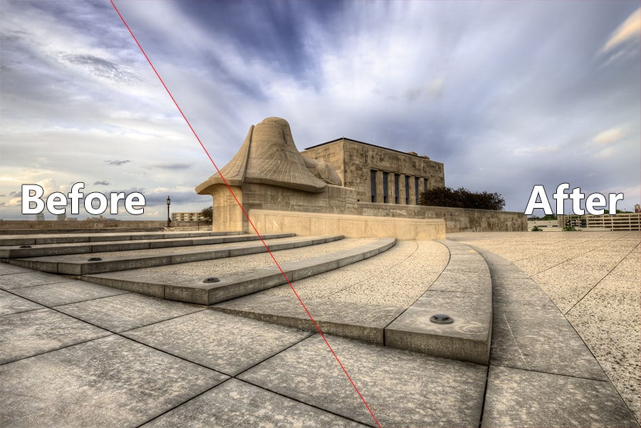 Fake Neutral Density in Photoshop Example