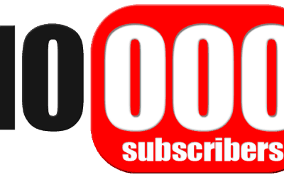 10,000 Subscribers on YouTube!!!