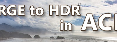 Merge to HDR in Adobe Camera Raw 9