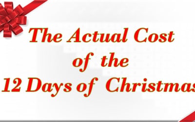 The Actual Cost of the 12 Days of Christmas