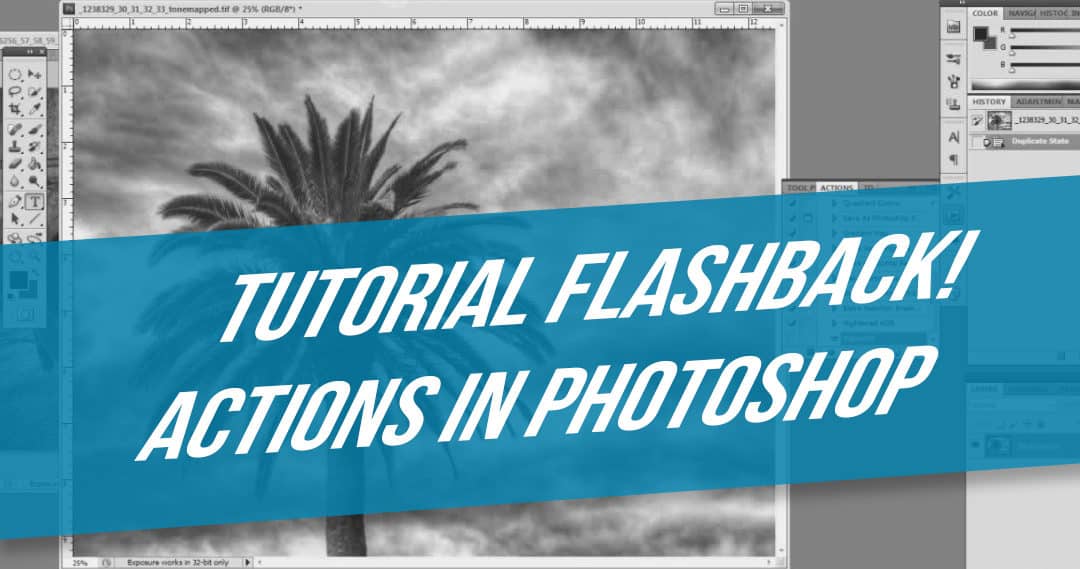 Actions in Photoshop