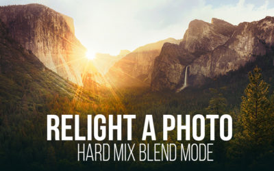 Relight a Photo with the Hard Mix Blend Mode