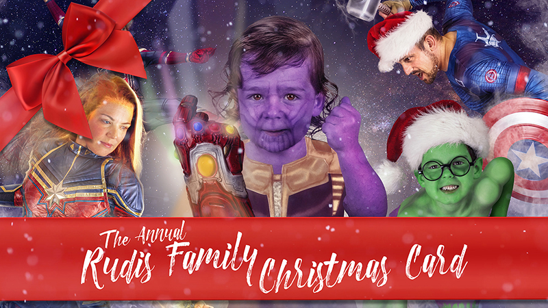 The Annual Rudis Family Christmas Card