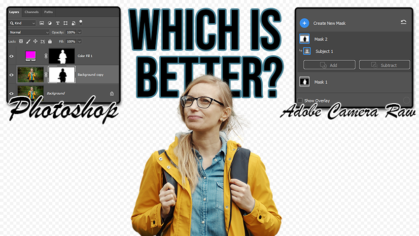 RAW Masks vs Photoshop Masks