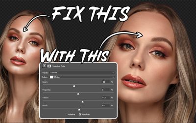 Fix Hot Spots & Highlight Blowouts with Selective Color in Photoshop