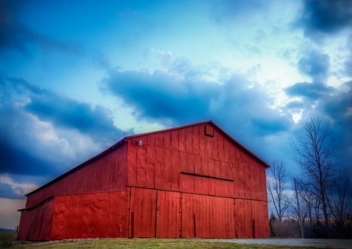 Blue Hour Barn