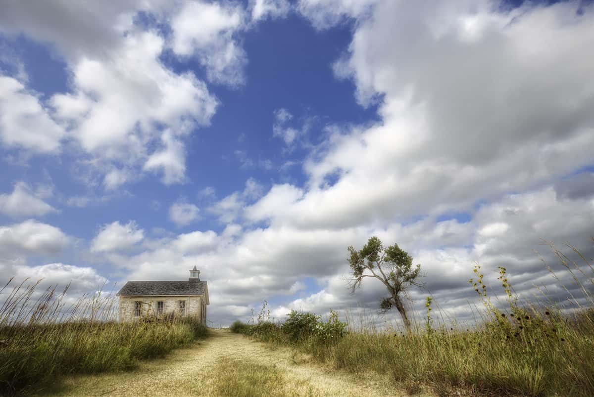 Tallgrass Prairie National Preserve schoolhouse